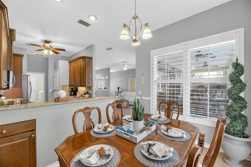 Dining room, Interior, Kitchen, Pendant Lights, Recessed Lighting