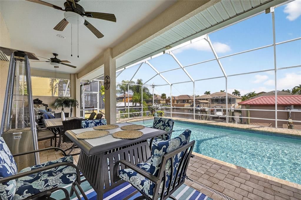 Dining room, Glass Ceilings, Interior, Pool, Sun Room
