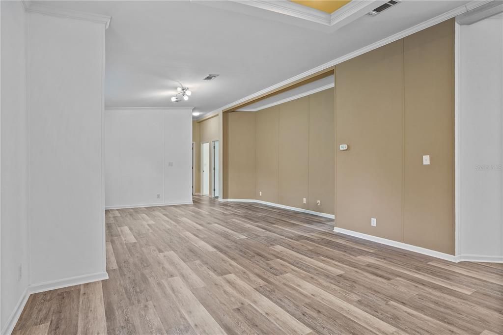 Empty room, Interior, Wood Texture Flooring