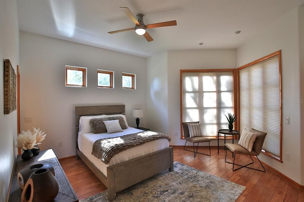 Bedroom, Interior, Wood Texture Flooring