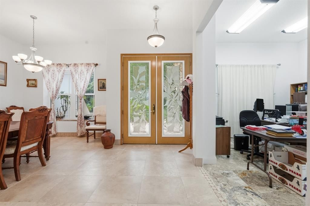 Chandelier, Home Office, Interior, Pendant Lights
