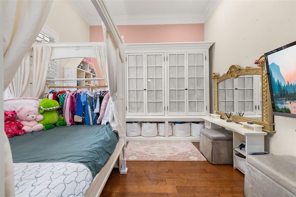 Bedroom, Interior, Wood Texture Flooring