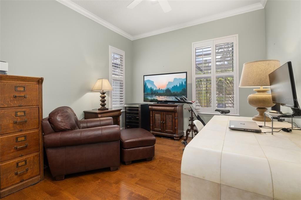 Home Office, Interior, Wood Texture Flooring