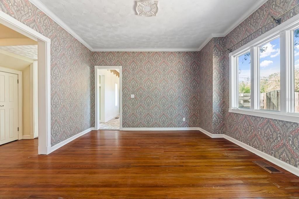 Empty room, Interior, Wood Texture Flooring