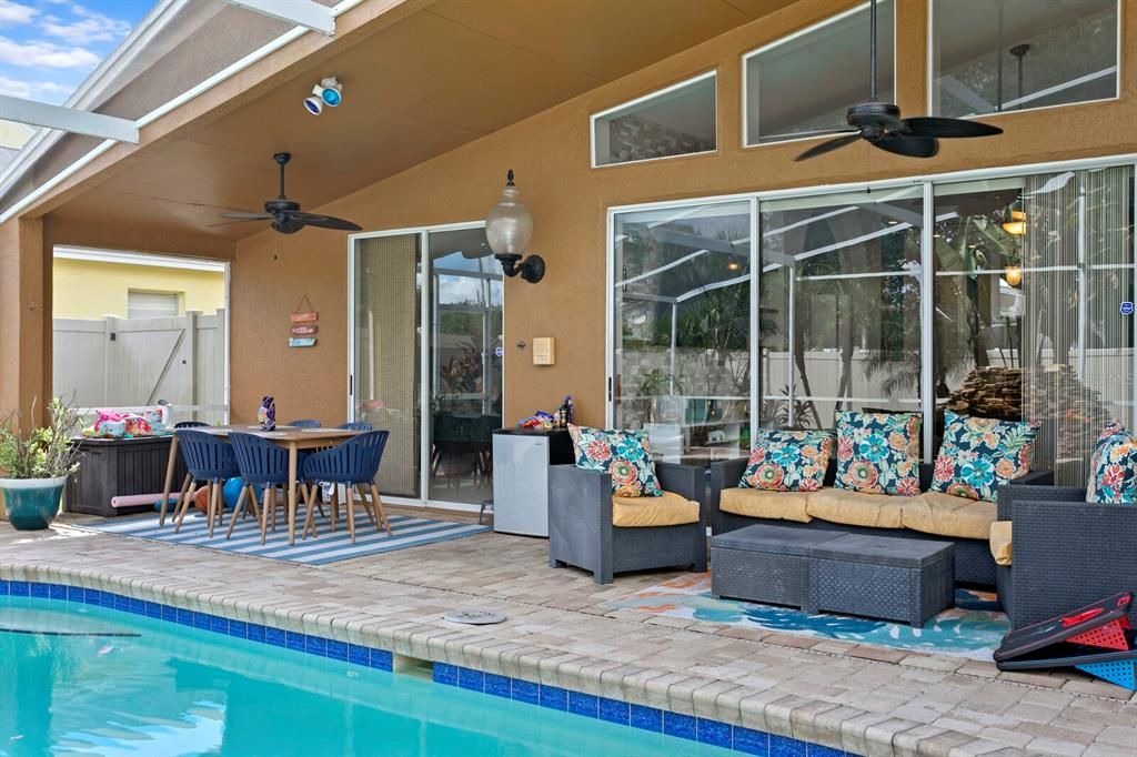 Dining room, Glass Ceilings, Interior, Pool, Sun Room