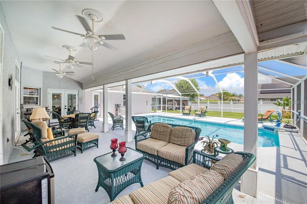Dining room, Glass Ceilings, Interior, Living room, Pool, Sun Room