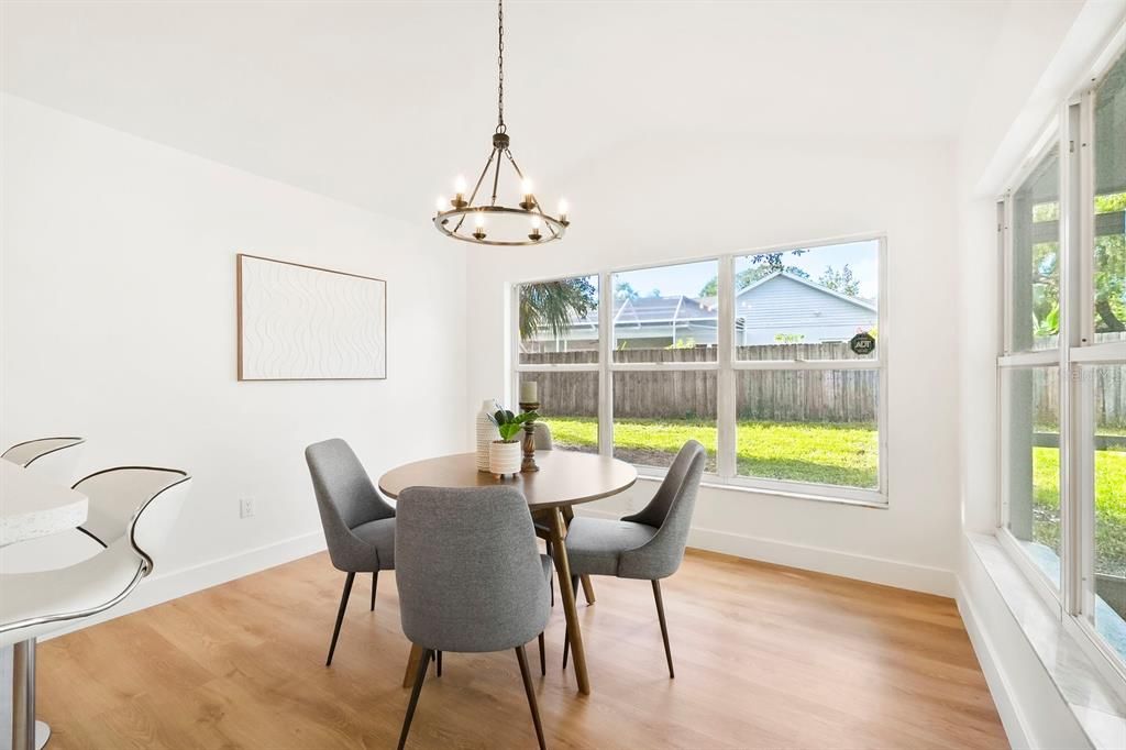Chandelier, Dining room, Interior, Pendant Lights, Wood Texture Flooring