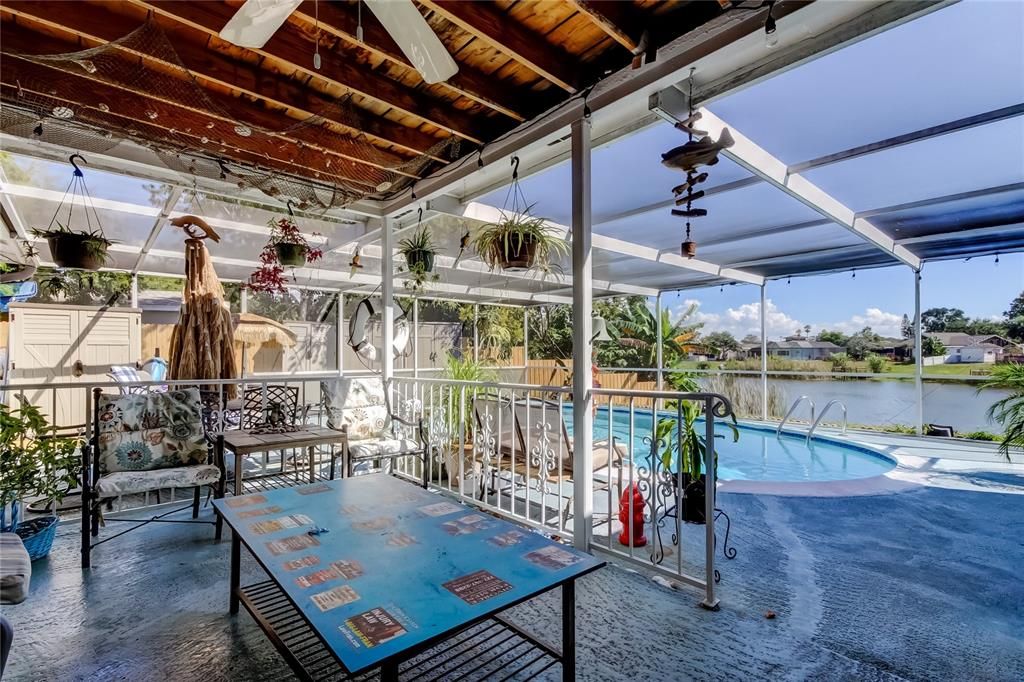 Glass Ceilings, Interior, Pool, Sun Room, Water, Wooden Beams, Wooden Ceilings