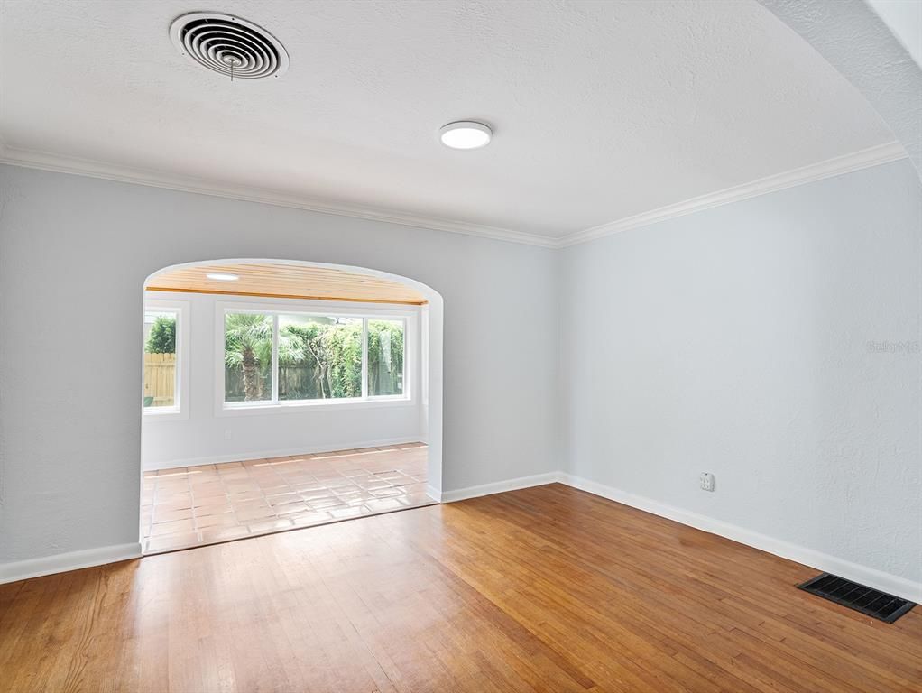 Empty room, Interior, Wood Texture Flooring