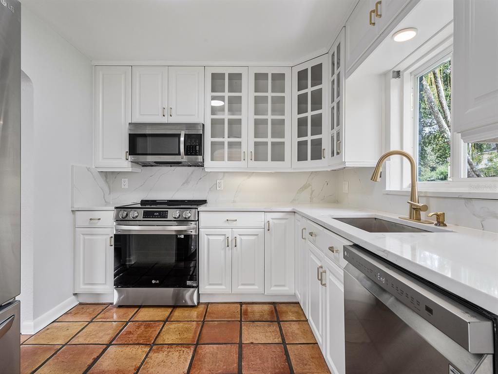 Interior, Kitchen, Recessed Lighting, Stainless Steel Appliances