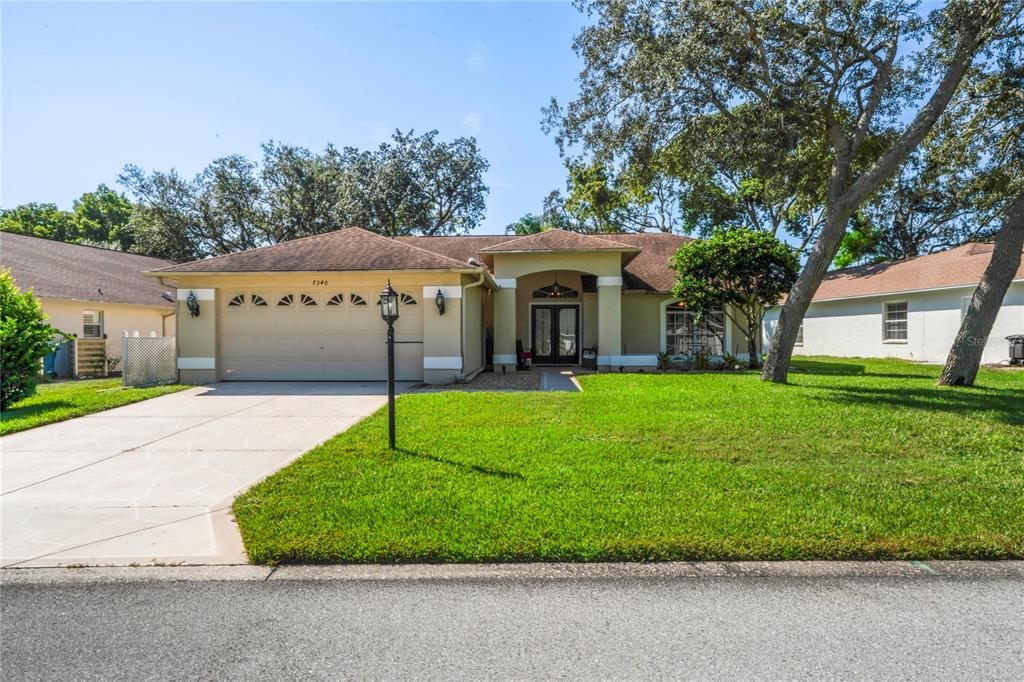 Attached, Backyard, Exterior, Facade, Ranch