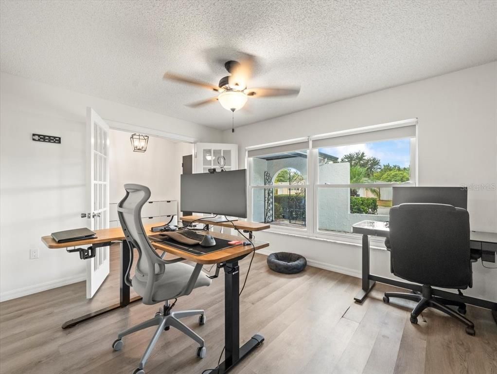 Home Office, Interior, Wood Texture Flooring