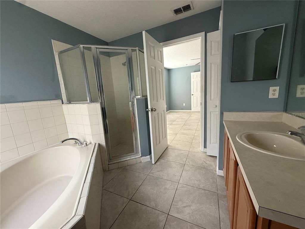 Bathroom, Dual Sink Vanities, Glass Shower, Interior