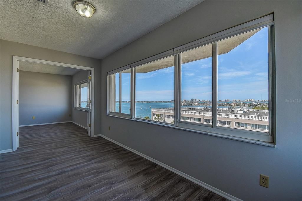 Empty room, Interior, Water, Wood Texture Flooring