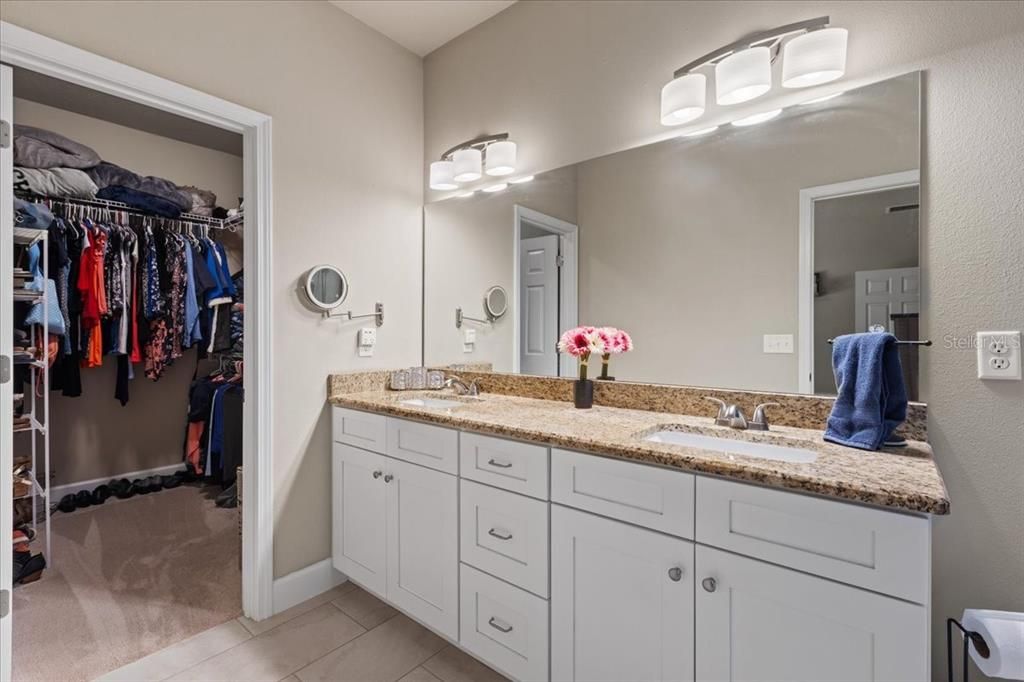 Bathroom, Dual Sink Vanities, Interior, Walk-in Closets