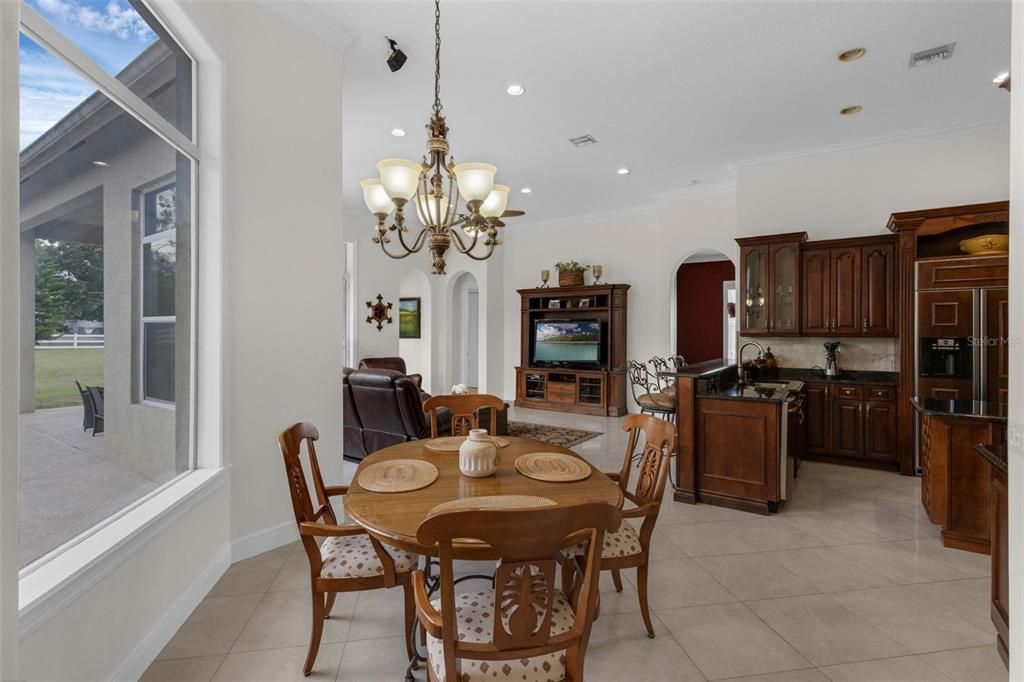 Chandelier, Dining room, Interior, Kitchen, Recessed Lighting