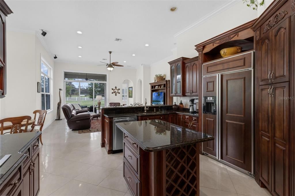 Interior, Kitchen, Living room, Recessed Lighting