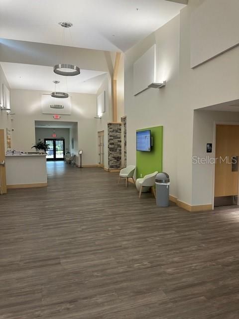 Interior, Pendant Lights, Wood Texture Flooring