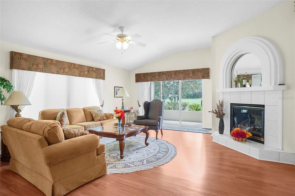 Fireplace, Interior, Living room, Wood Texture Flooring