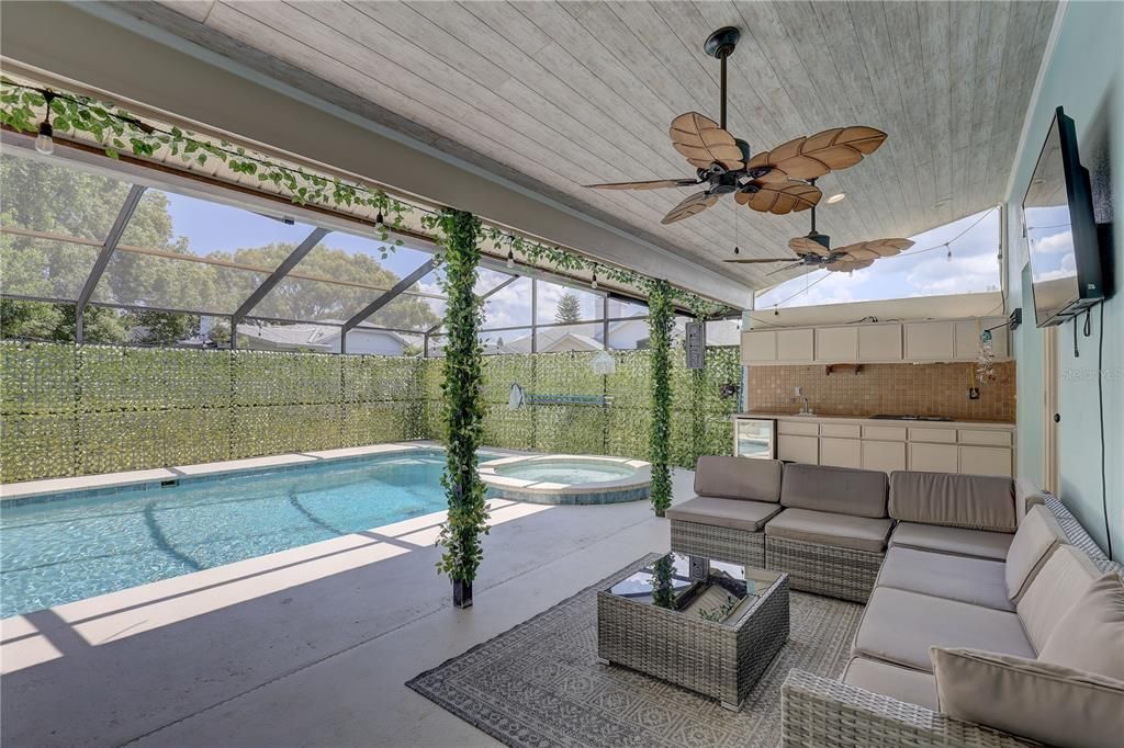 Glass Ceilings, Interior, Living room, Pool, Sun Room