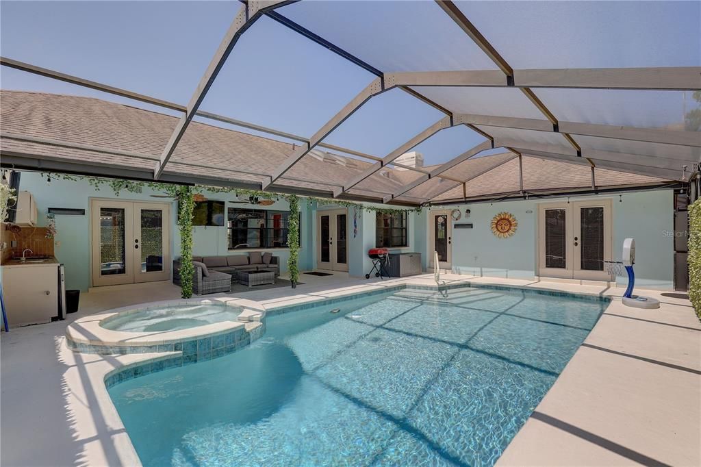 Glass Ceilings, Interior, Pool, Sun Room