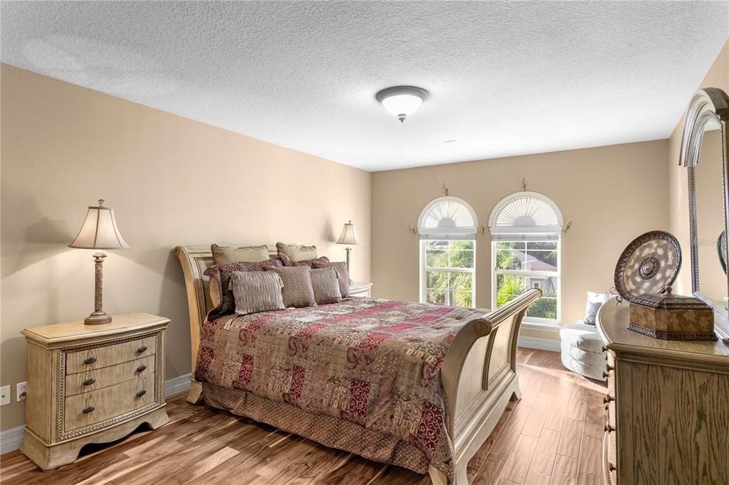 Bedroom, Interior, Wood Texture Flooring
