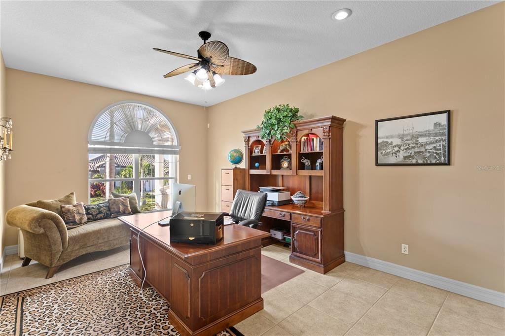 Home Office, Interior, Recessed Lighting