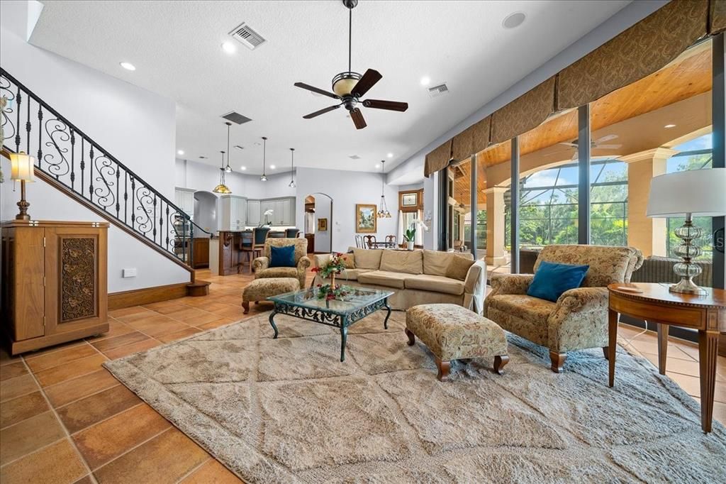 Interior, Kitchen, Living room, Pendant Lights, Recessed Lighting