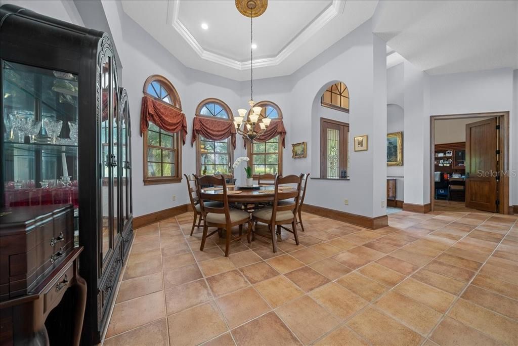 Chandelier, Dining room, Interior, Recessed Lighting
