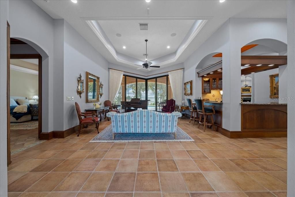 Dining room, Interior, Pendant Lights, Recessed Lighting