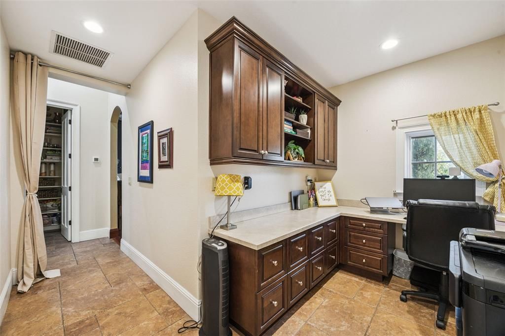 Home Office, Interior, Recessed Lighting