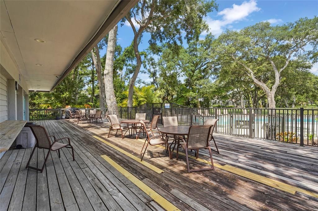 Exterior, Wood Texture Flooring