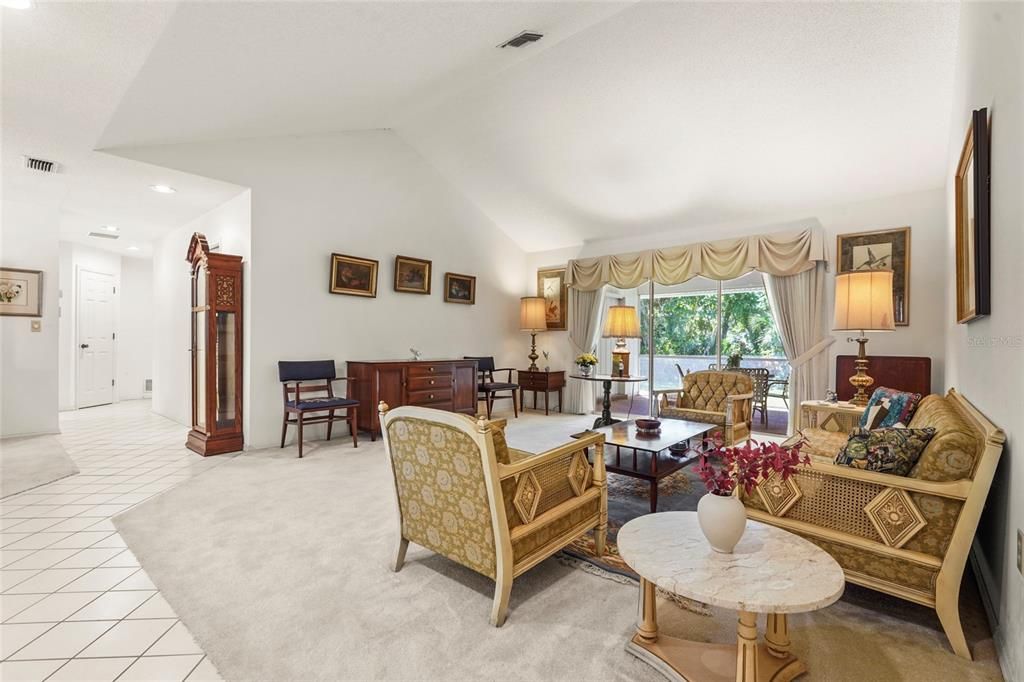 Interior, Living room, Recessed Lighting