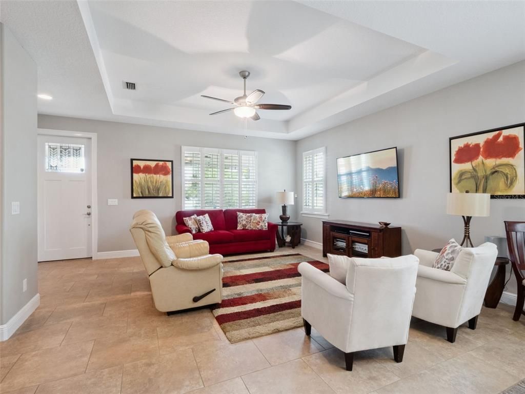 Interior, Living room, Recessed Lighting