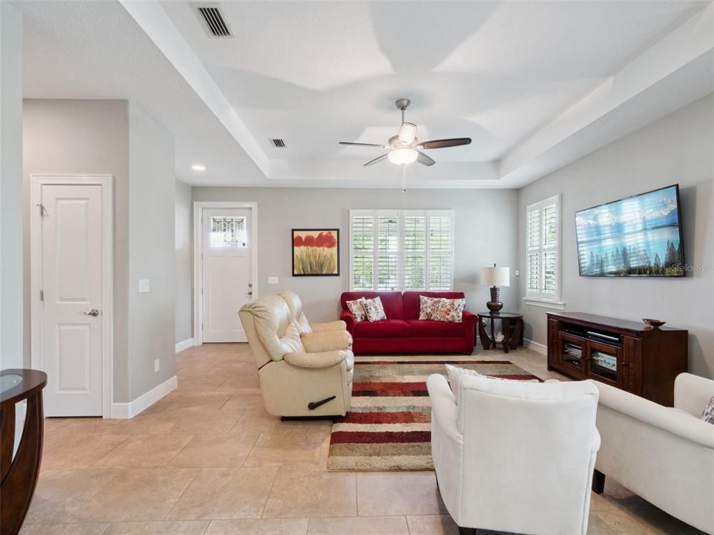 Interior, Living room, Recessed Lighting