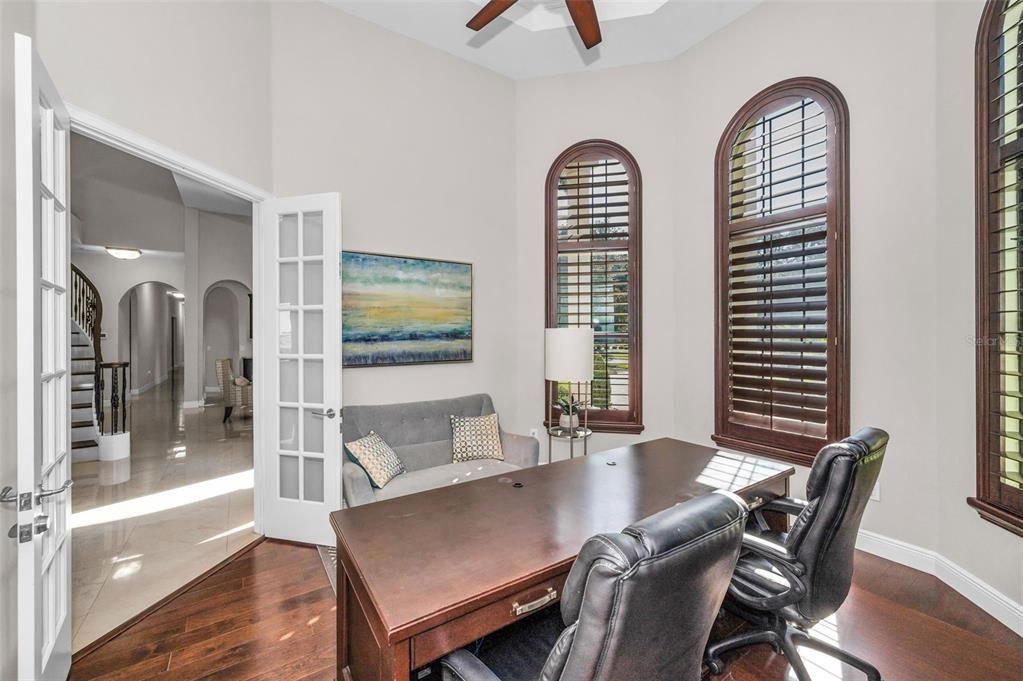 Home Office, Interior, Wood Texture Flooring