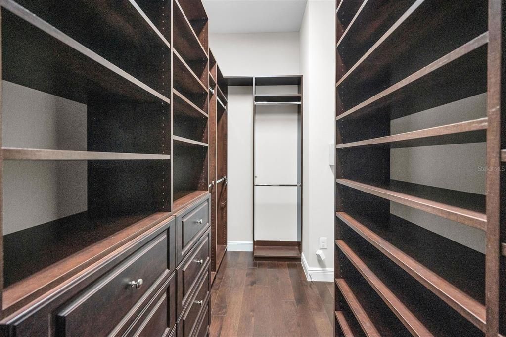 Interior, Walk-in Closets, Wood Texture Flooring