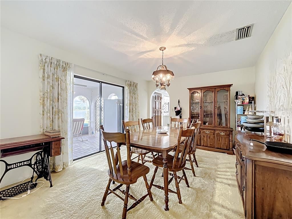 Chandelier, Dining room, Interior, Pendant Lights