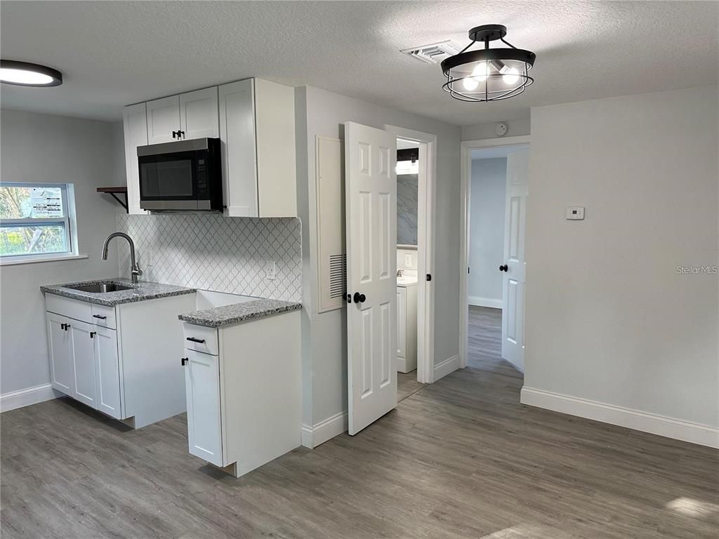 Interior, Kitchen, Wood Texture Flooring