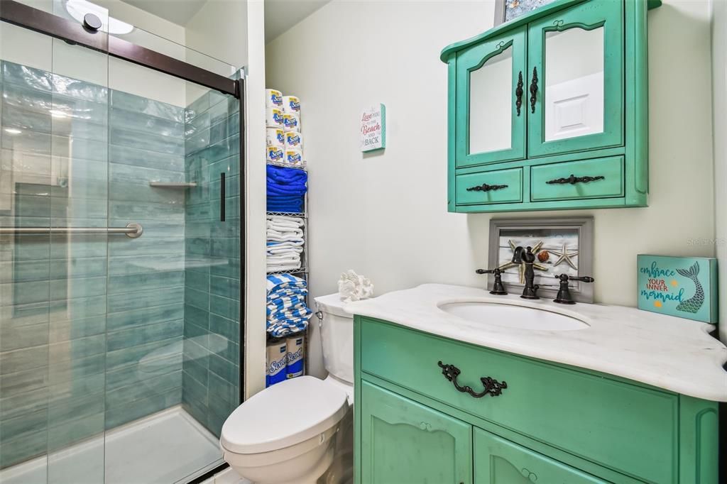 Bathroom, Glass Shower, Interior