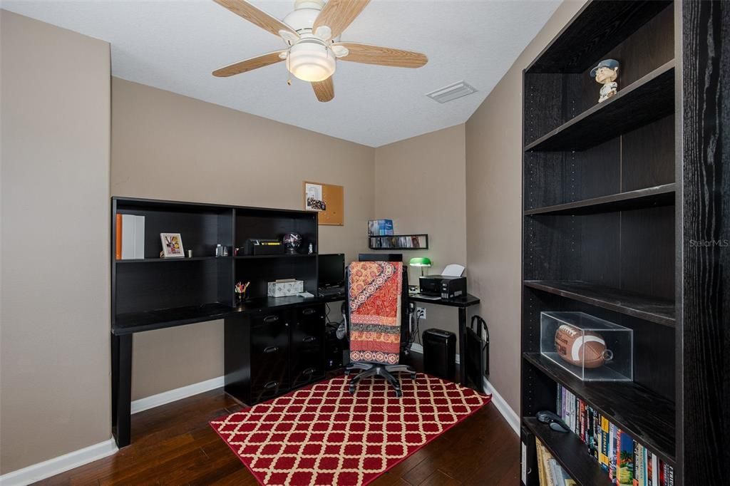 Home Office, Interior, Wood Texture Flooring