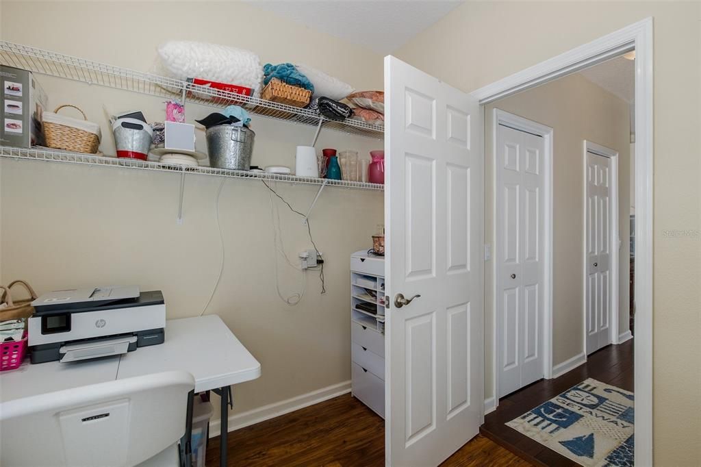 Home Office, Interior, Wood Texture Flooring