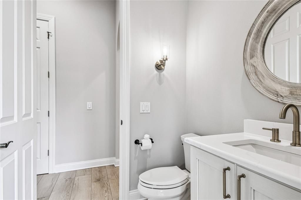 Bathroom, Interior, Wood Texture Flooring
