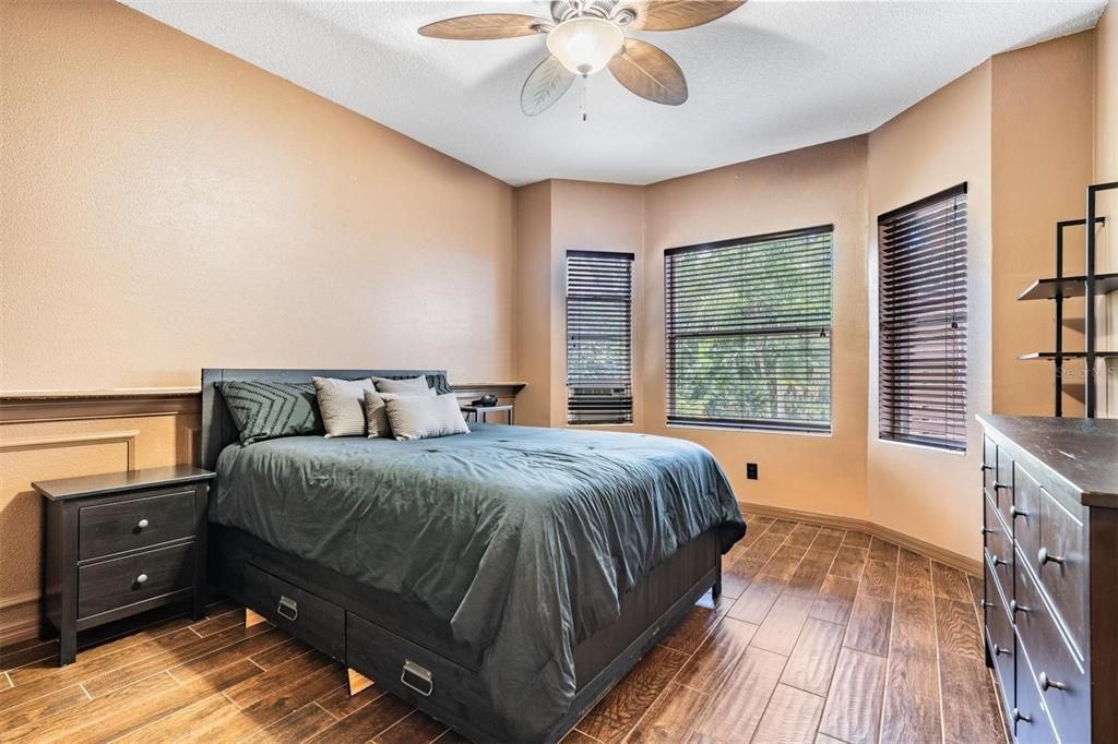 Bedroom, Interior, Wood Texture Flooring