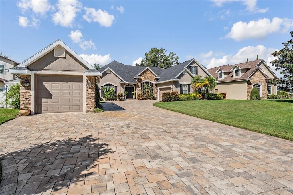 Attached, Backyard, Exterior, Facade, Ranch