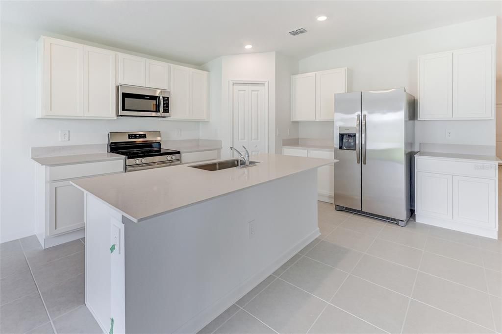 Interior, Kitchen, Recessed Lighting, Stainless Steel Appliances