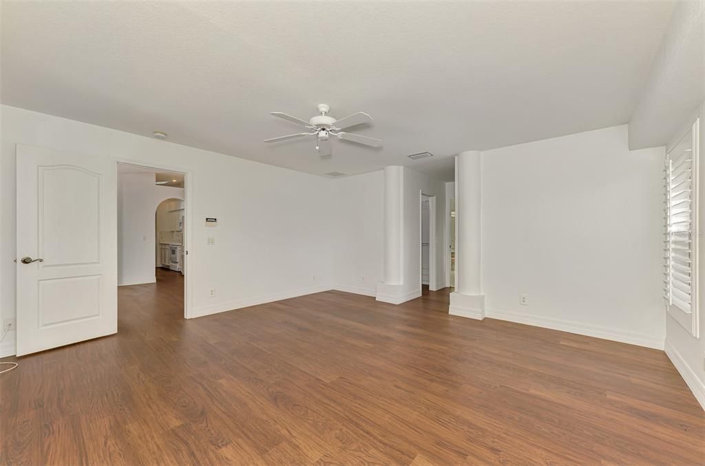 Empty room, Interior, Wood Texture Flooring