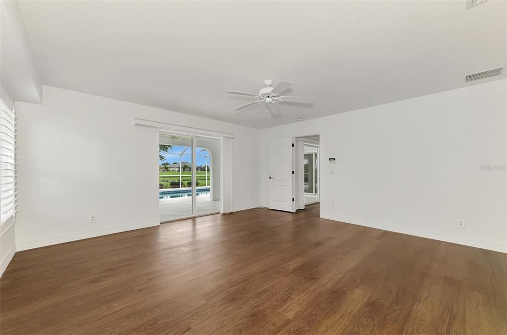 Empty room, Interior, Wood Texture Flooring
