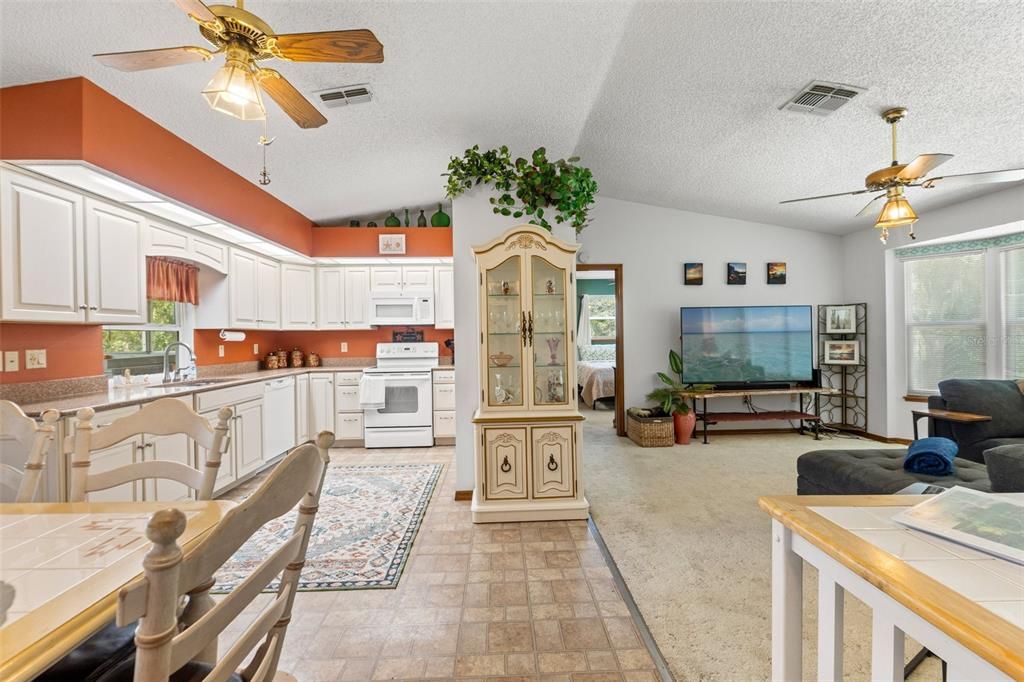 Dining room, Interior, Kitchen