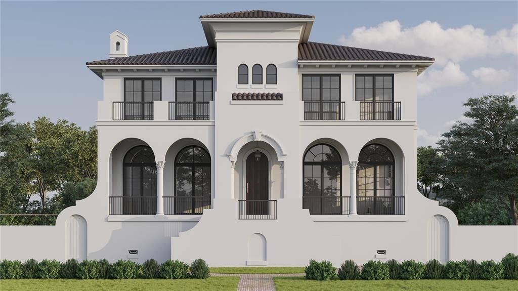 Exterior, Facade, Mediterranean